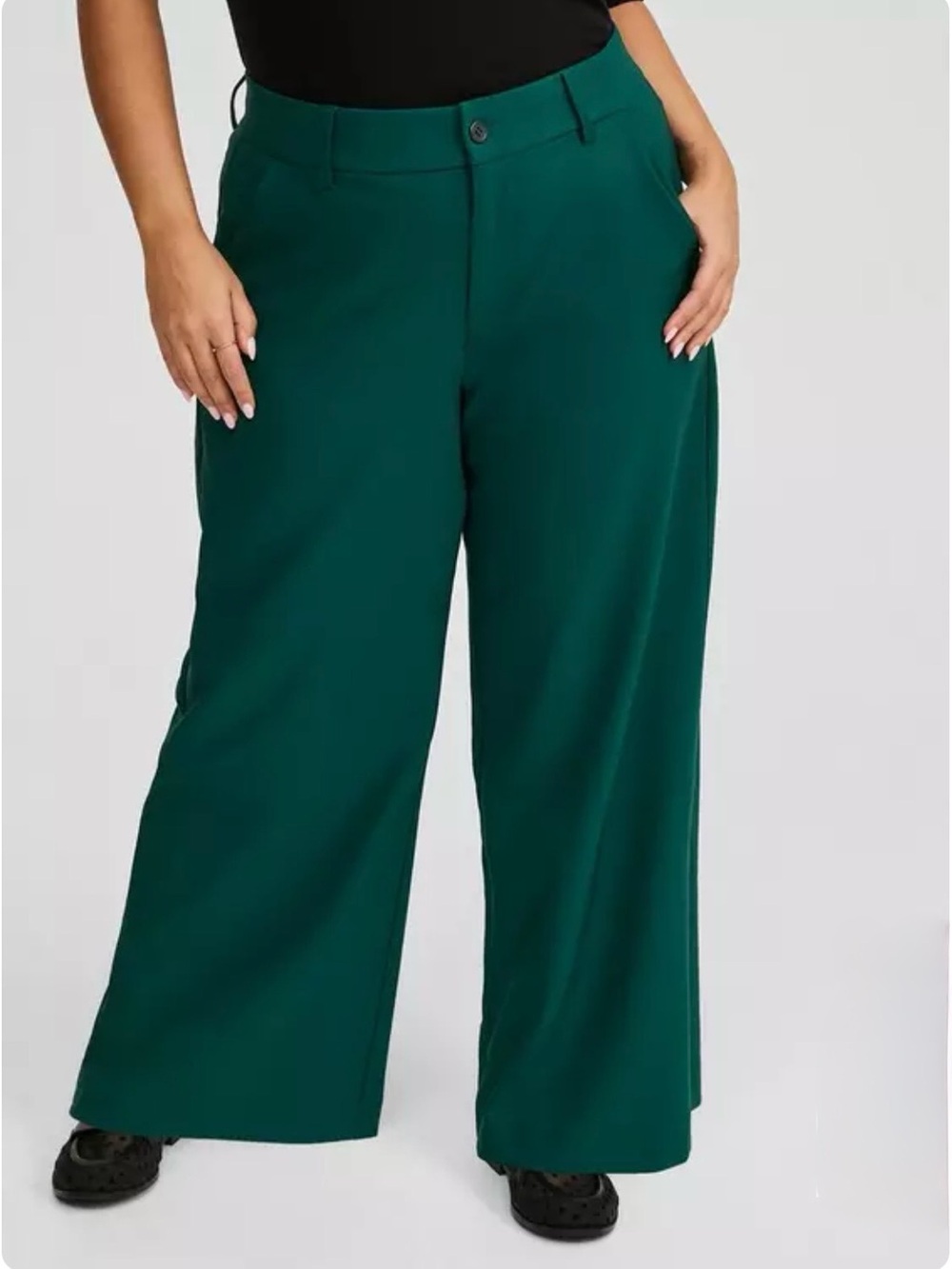 torrid Wide Leg Studio Refined Crepe High Rise Pant sz 22S